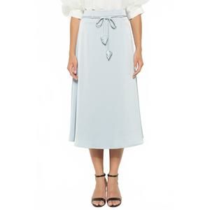 NEW INA FASHION women's daliah midi skirt in pale blue
